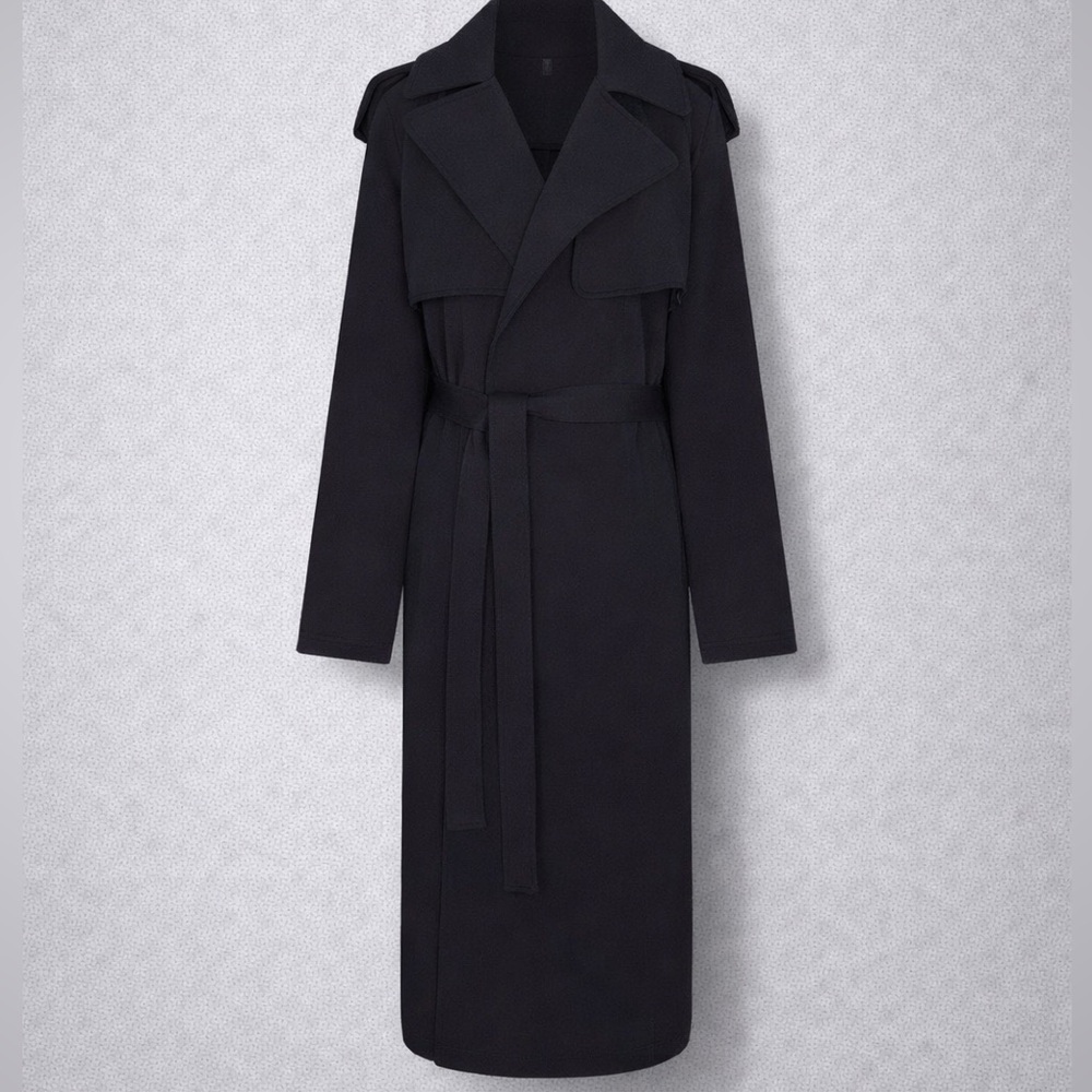 Skims Boyfriend Fleece Trench Coat